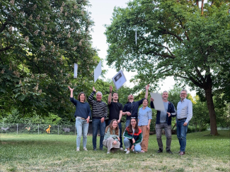 Öffentlichkeitsausschuß mit dem Team der  Agentur 2b-die Markenmacher